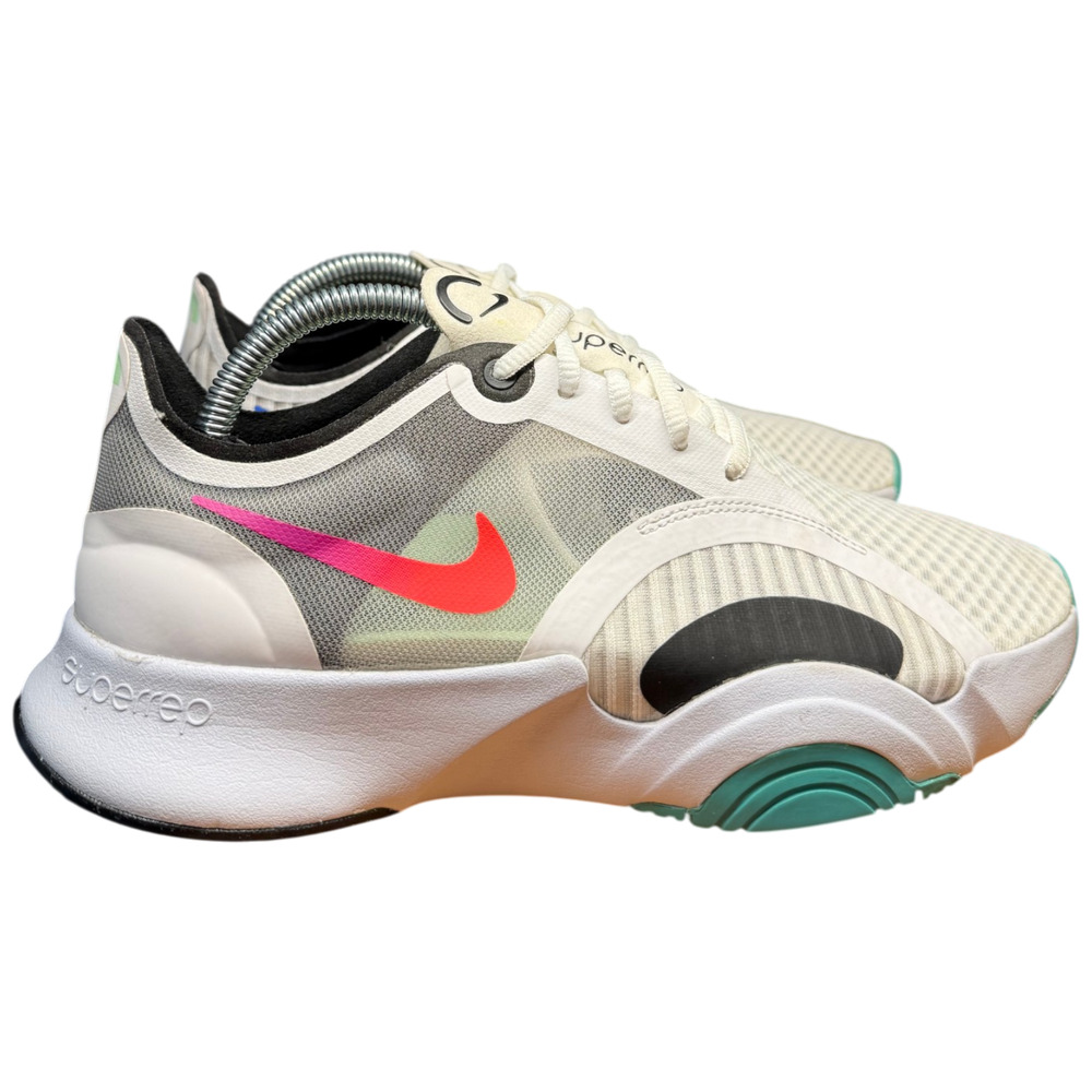 NIKE SuperRep Go Women 7 Training Sneaker Football Grey Crimson cJ0860-120 Shoes - Picture 4 of 16